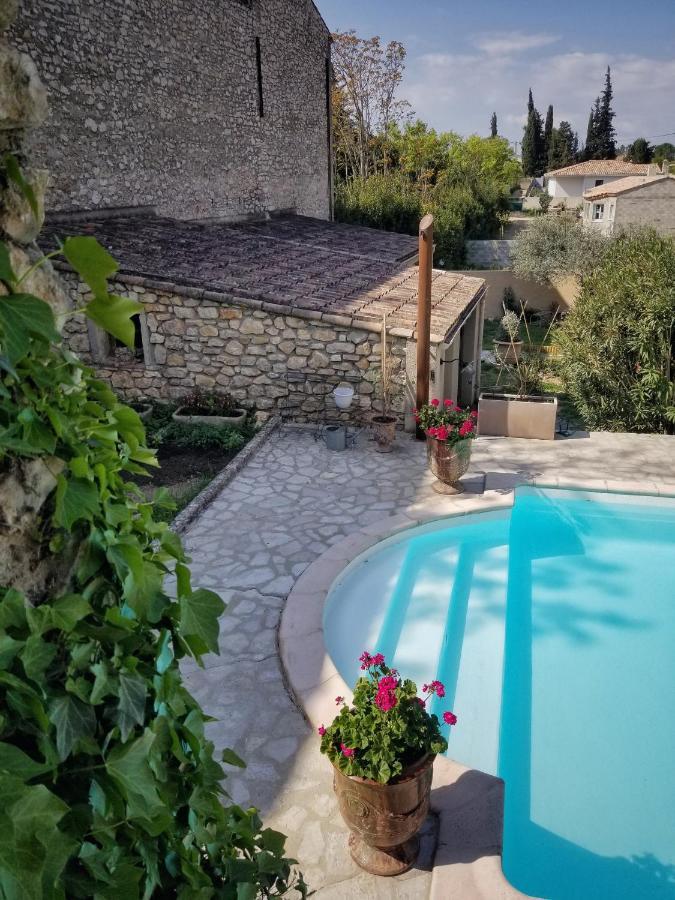 La Dolce Vita - Studio Dans Propriete Avec Piscine Montpeyroux  Kültér fotó