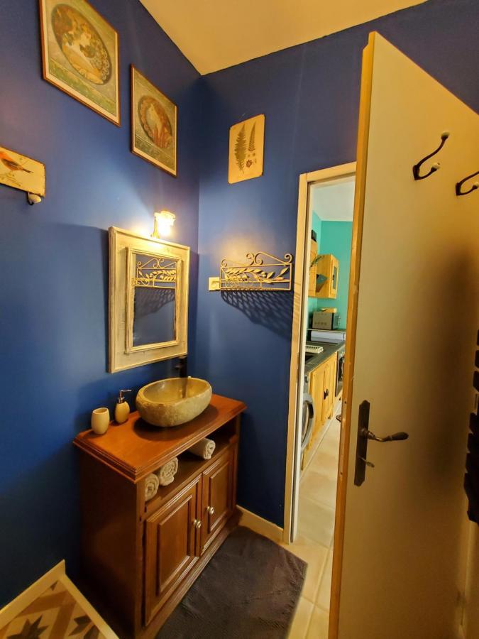 La Dolce Vita - Studio Dans Propriete Avec Piscine Montpeyroux  Kültér fotó