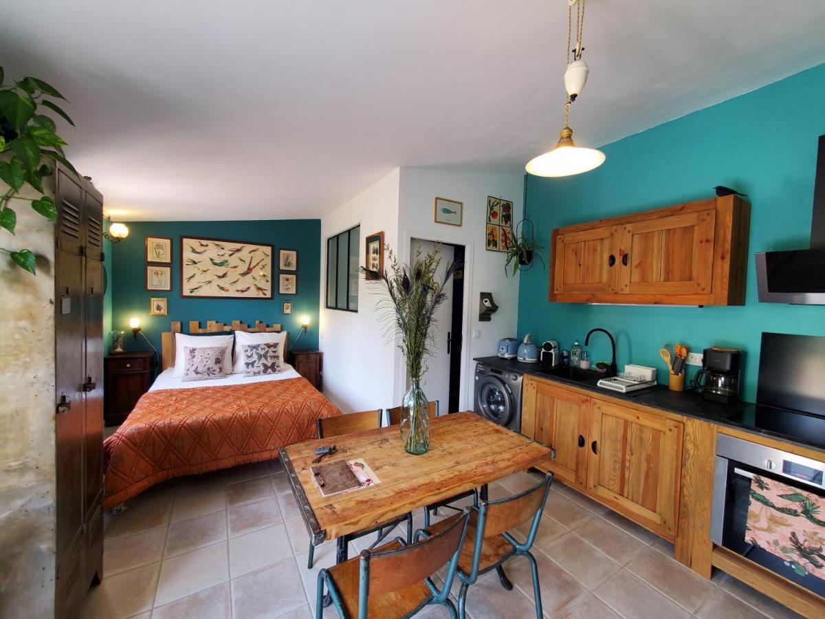 La Dolce Vita - Studio Dans Propriete Avec Piscine Montpeyroux  Kültér fotó
