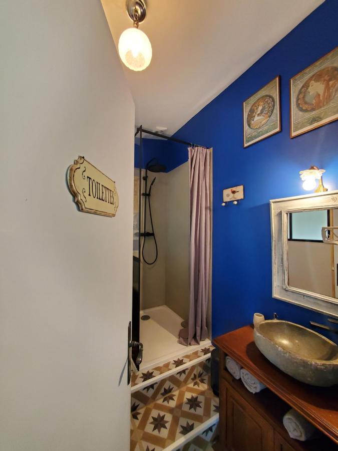 La Dolce Vita - Studio Dans Propriete Avec Piscine Montpeyroux  Kültér fotó
